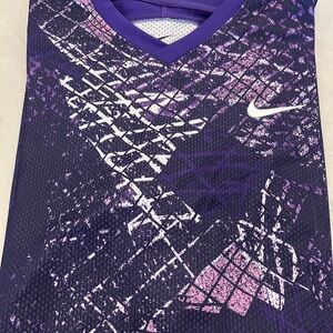 Nike Purple Graphic Tennis Athletic Shirt